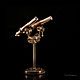 Телескоп двойной, стимпанк миниатюра, Сувениры, Москва,  Фото №1