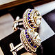 Order Cufflinks handmade. Cufflinks for men. OSCAR. Sapphire crystal. LADY-LIZA jewelry shop. Livemaster. . Cuff Links Фото №3