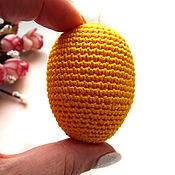 Сувениры и подарки handmade. Livemaster - original item Knitted Easter egg 6 cm different colors. Handmade.