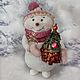 Order Snowman gift for the New year. Galina Skorobogatova. Livemaster. . Stuffed Toys Фото №3