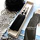 Earrings-brush black silver silk agate rhodium se.glass. Tassel earrings. GolDFenix. My Livemaster. Фото №6