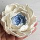 White rose brooch made of wool felted. Brooches. florawool (florawool). Online shopping on My Livemaster.  Фото №2