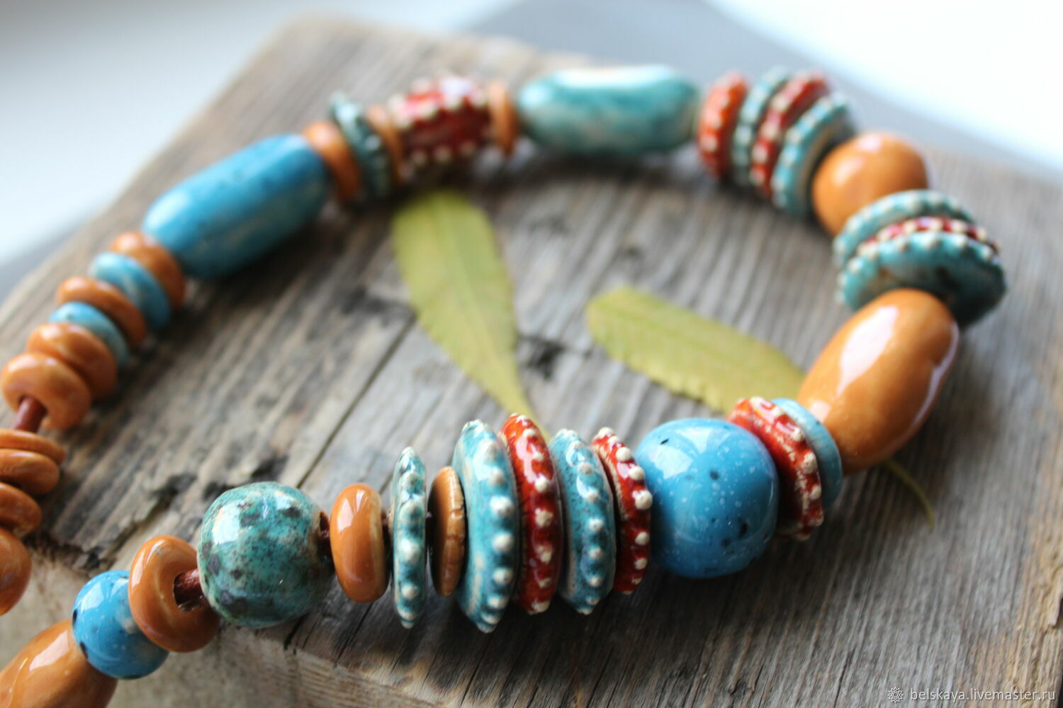 Бусы керамические – купить на Ярмарке Мастеров – RS7GQRU | Бусы, Красноярск