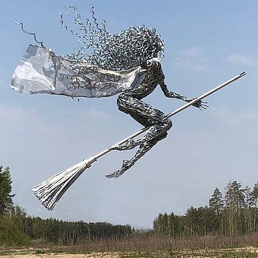 Для дома и интерьера ручной работы. Ярмарка Мастеров - ручная работа Садовая скульптура «Полет Маргариты». Handmade.