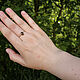 Серебряное кольцо с раухтопазом по вашему размеру, Кольца, Санкт-Петербург,  Фото №1