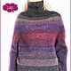 Джемпер "Fancy №8" из кидмохера на шелке. Джемперы. Ирина(shvilinka.knit). Ярмарка Мастеров.  Фото №8