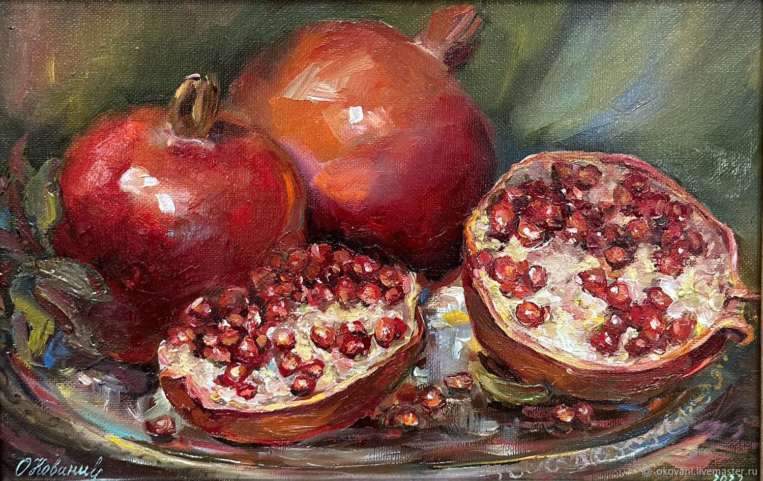 Картины: гранат купить в интернет-магазине Ярмарка Мастеров по цене ...