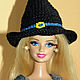 Order Witch hat for Barbie. Halloween. Pointy hat. Knitted toys & Wood products. Livemaster. . Clothes for dolls Фото №3