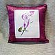 Decorative pillow with embroidery ' Calla', Pillow, Tolyatti,  Фото №1