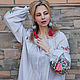 Exclusive embroidered blouse ' Flower Magic',. Blouses. KVITKA. My Livemaster. Фото №5