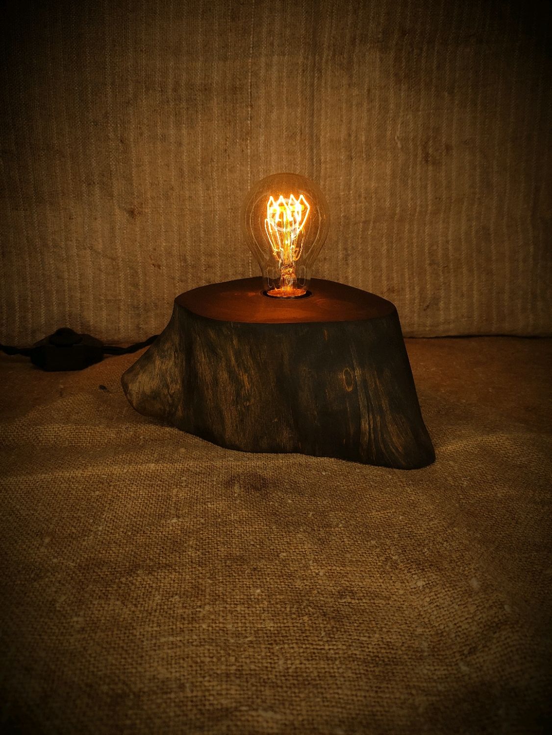 Светильник ночник из спила дерева в интернет-магазине Ярмарка Мастеров ...