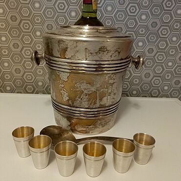 Посуда ручной работы. Ярмарка Мастеров - ручная работа Ведёрко для охлаждения напитков.. Handmade.