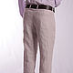 Trousers made of linen. Mens pants. IRTUGANOV DESIGN. Online shopping on My Livemaster.  Фото №2