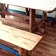 Деревянный стол и 2 лавки с ручной росписью, Разделочные доски, Москва,  Фото №1