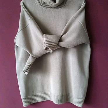 Одежда ручной работы. Ярмарка Мастеров - ручная работа Свитер "Тауп". Handmade.