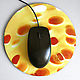 Gift to clients, colleagues-Cheese mouse pad, gift with logo. Name souvenirs. Lara (EnigmaStyle). My Livemaster. Фото №4