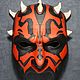Маска Дарт Мол (Darth Maul), полноразмерная. Маски интерьерные. Сергей Макаров авторские маски etc.. Ярмарка Мастеров.  Фото №6