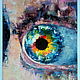 Eyes. Abstract oil painting 30/40. Pictures. Fleurdelys-art. Online shopping on My Livemaster.  Фото №2