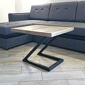 TABLES: Coffee table in loft style