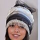 Turban hat hijab of white silk with fatin beads. Turban. TURBAN SVS. Online shopping on My Livemaster.  Фото №2