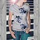 Order T-Shirt Grunge Roses. Decades (Natalya). Livemaster. . T-shirts Фото №3