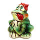 Order Ceramic figurine ' Frog bow and tongue'. aboka. Livemaster. . Figurine Фото №3