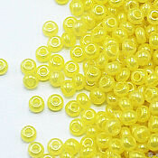 Материалы для творчества handmade. Livemaster - original item Czech beads 10/0 Yellow 17186 10 g Preciosa. Handmade.