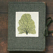Канцелярские товары handmade. Livemaster - original item Family Tree photo album (with kraft sheets and parchment). Handmade.