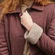 Бордово-коричневое зимнее пальто, прямое, утеплённое, втачной рукав. Пальто. Скромное обаяние (Александра). Интернет-магазин Ярмарка Мастеров.  Фото №2