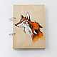 Notepad 22x22sm "Cute Foxs", Sketchbooks, Moscow,  Фото №1