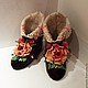 House Slippers 'For the Princess'. Slippers. wool gifts. My Livemaster. Фото №4
