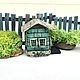 Garden miniature Village house (small house for a garden). Decoration for flower pots. magic stick. My Livemaster. Фото №6