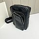 Men's tablet bag made of genuine leather in black. Men\'s bag. MiTonA. My Livemaster. Фото №5
