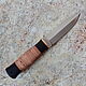 Knife dagger 'Highlander-1' 95h18 birch bark hornbeam. Knives. Artesaos e Fortuna. Online shopping on My Livemaster.  Фото №2