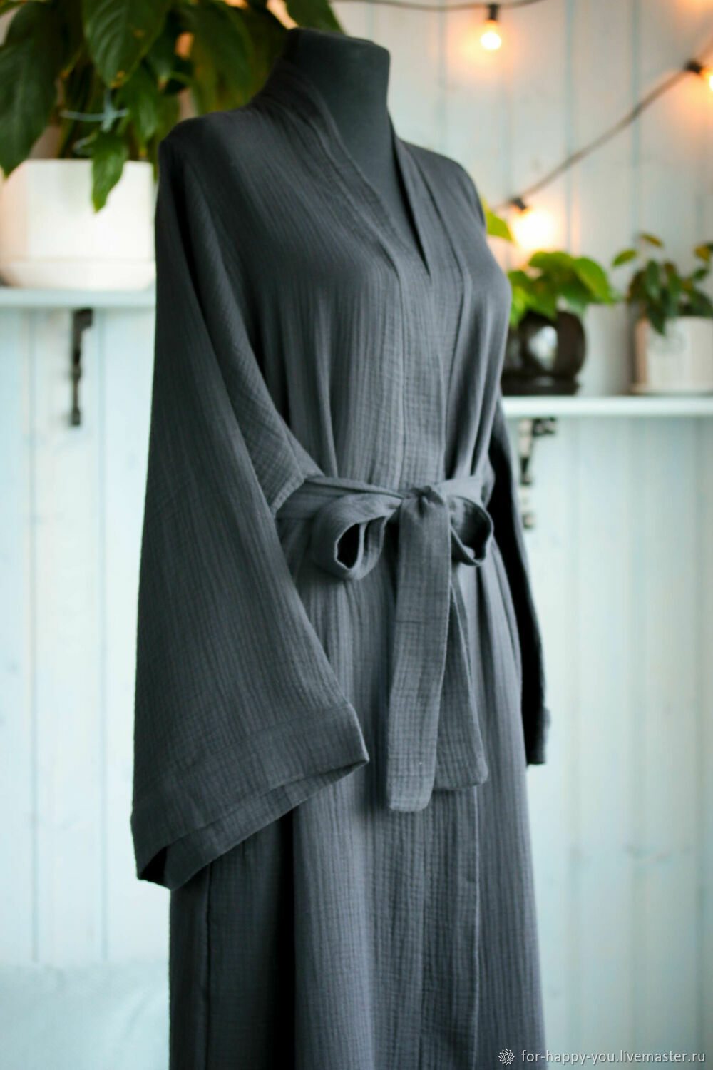 Кимоно с запахом: построение выкройки и шитье халата