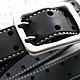 Leather belt with steel buckle, Straps, Moscow,  Фото №1