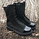 Shoes 'Ultra' black nubuck/black lacquer black sole. Boots. Hitarov (Hitarov). My Livemaster. Фото №4