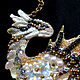 White dragon. Necklace. Ekaterina Panfilova. Online shopping on My Livemaster.  Фото №2