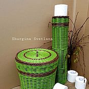 Для дома и интерьера handmade. Livemaster - original item Set of baskets for bathroom. Handmade.