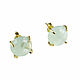 Order Aquamarine earrings, earrings with aquamarine 'Ice' beads. Irina Moro. Livemaster. . Stud earrings Фото №3