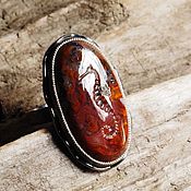 Украшения handmade. Livemaster - original item Ring: Agate intalia 