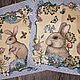 Кухонное полотенце "Rabbit". Полотенца. DolesMade (Олеся). Интернет-магазин Ярмарка Мастеров.  Фото №2