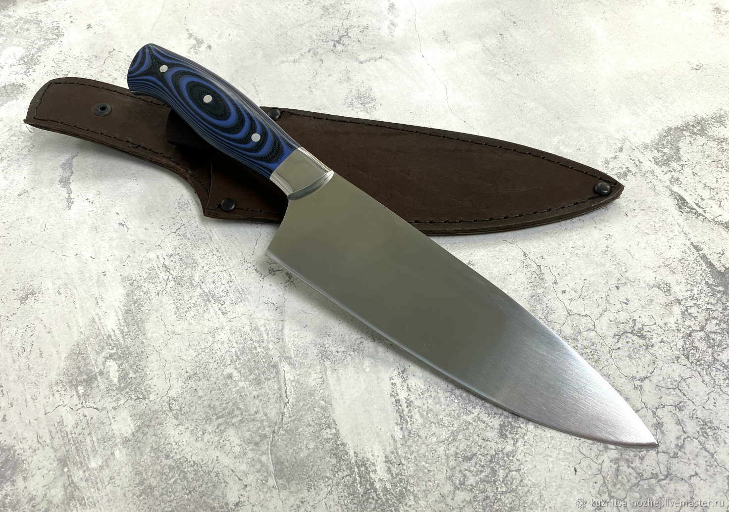 Кухонный нож Универсал-2, цельнометаллический, AUS-8, G10 в интернет ...