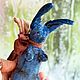 Little Bunny Rabbit Retro Style. Teddy Toys. Tatyana Kosova (tatyanakosova). Online shopping on My Livemaster.  Фото №2
