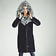 Beaver fur coat in black, Fur Coats, Moscow,  Фото №1