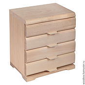 Материалы для творчества handmade. Livemaster - original item K201421,5 mini drawers blanks for decoupage, for painting. Handmade.