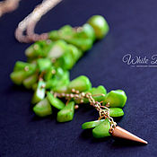 Украшения handmade. Livemaster - original item Necklace with coral pendant 