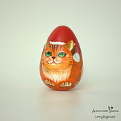 Для дома и интерьера handmade. Livemaster - original item Tumbler Christmas cat hand painted. Handmade.