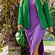 Винтаж: Блуза.Топ.Trend&style!48.Божественный смарагд! Ireland!. Топы винтажные. MixVintage. Ярмарка Мастеров.  Фото №15