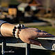 Парные браслеты для него и для нее "Инь-Янь", Браслет из бусин, Иркутск,  Фото №1
